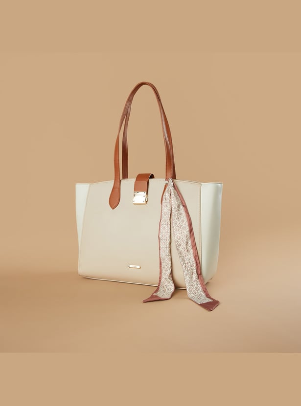 CODE Colourblocked Shoulder Bag