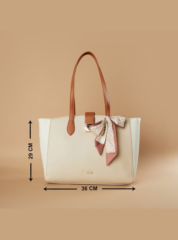 CODE Colourblocked Shoulder Bag