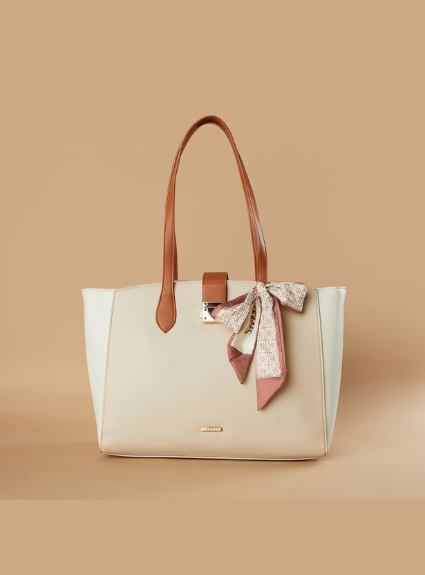 CODE Colourblocked Shoulder Bag