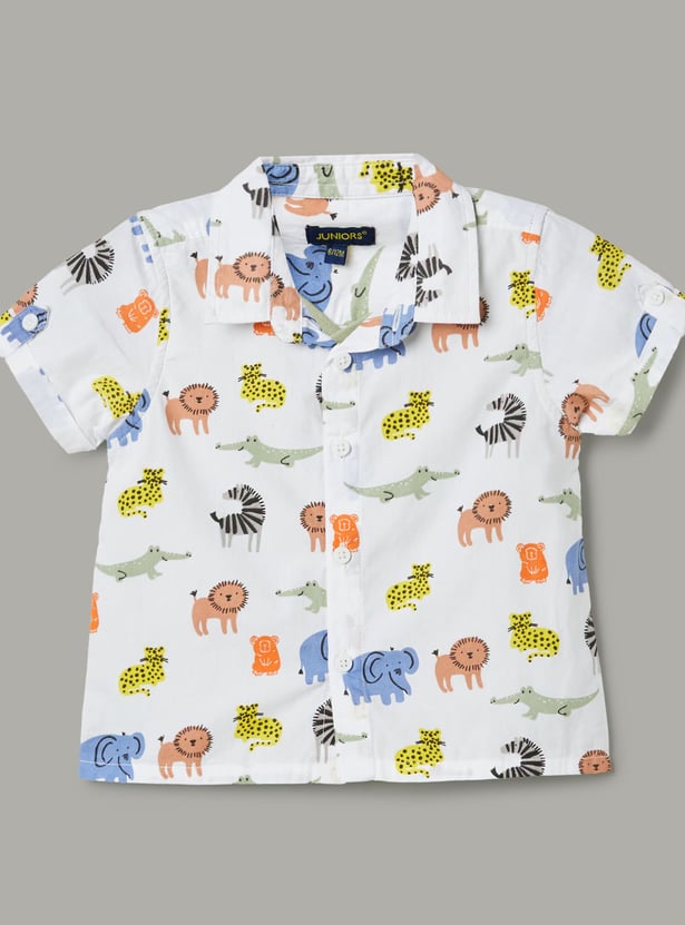 JUNIORS Boys Graphic Print Shirt