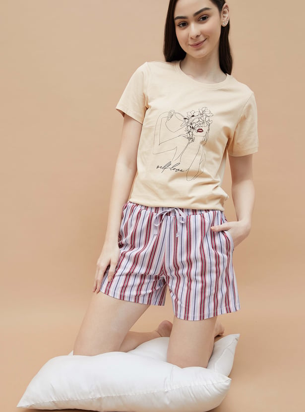 GINGER Printed Lounge T-shirt
