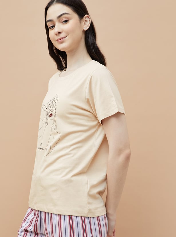 GINGER Printed Lounge T-shirt