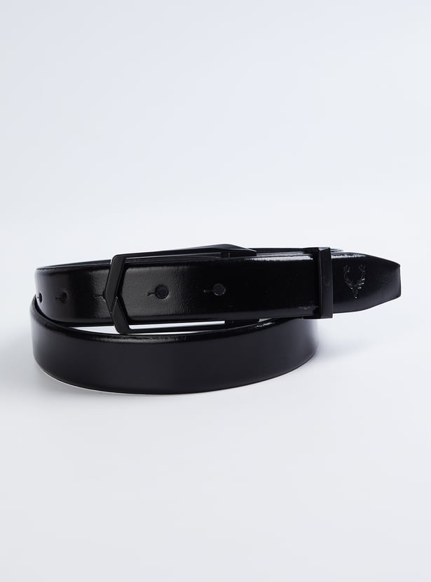 ALLEN SOLLY Solid Leather Belt