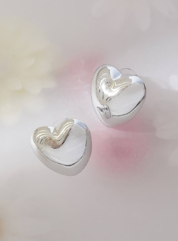 GINGER Heart Stud Earrings