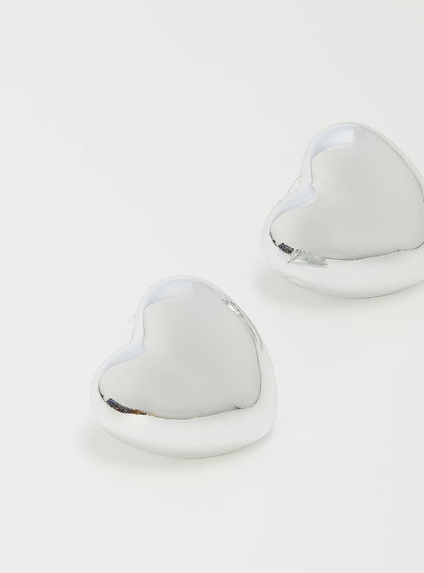 GINGER Heart Stud Earrings