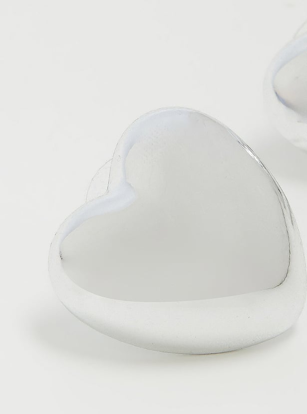 GINGER Heart Stud Earrings