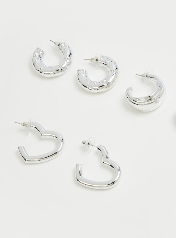 GINGER Assorted Hoop Earrings - Pack of 3