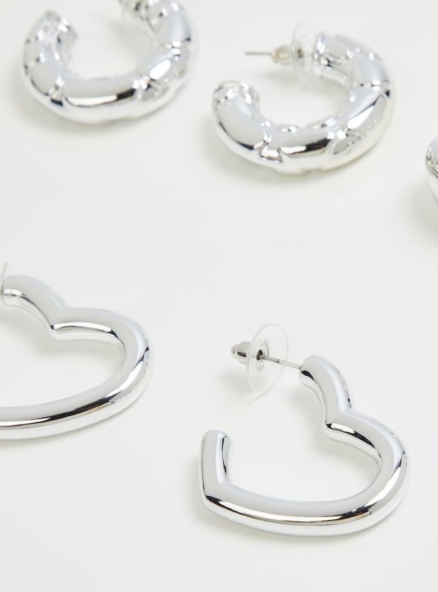 GINGER Assorted Hoop Earrings - Pack of 3