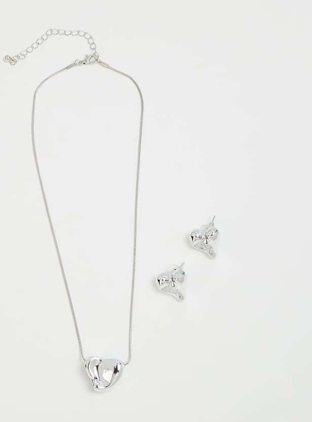 GINGER Heart Necklace Set