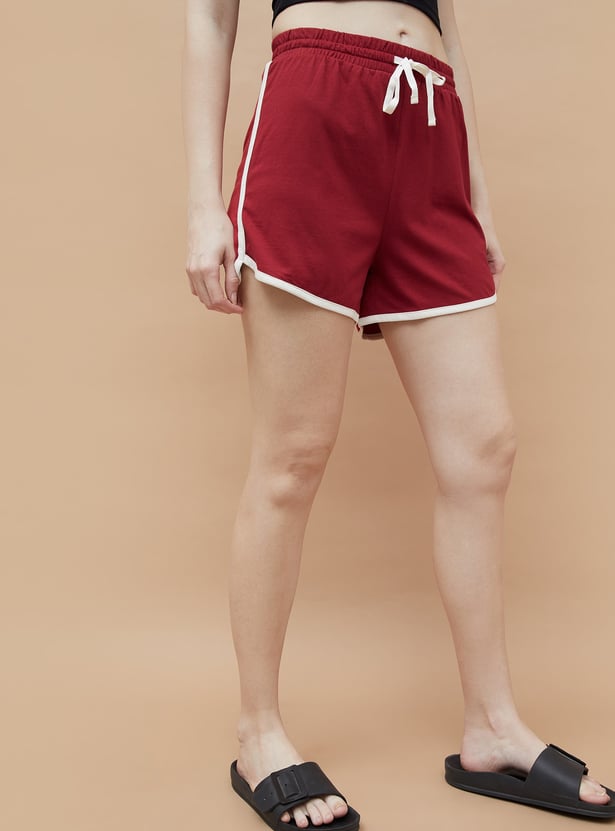 GINGER Solid Lounge Shorts