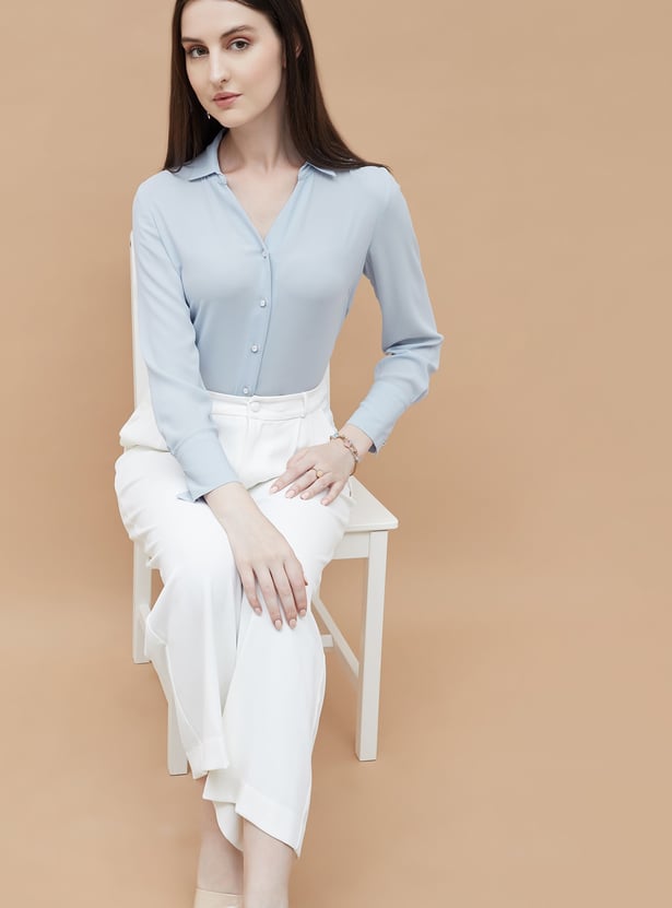 CODE Solid Regular Fit Shirt