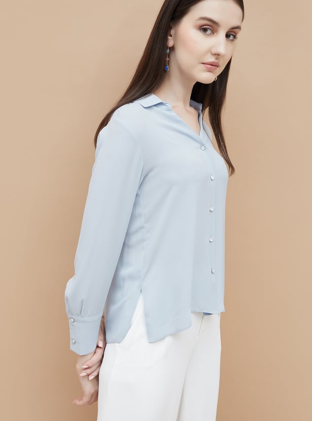 CODE Solid Regular Fit Shirt