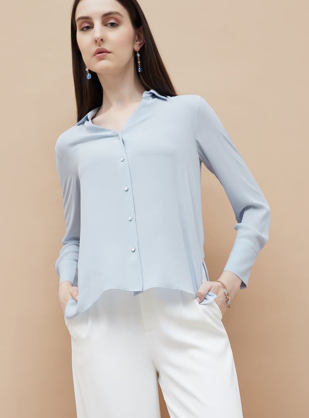 CODE Solid Regular Fit Shirt