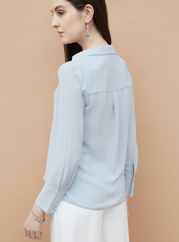 CODE Solid Regular Fit Shirt