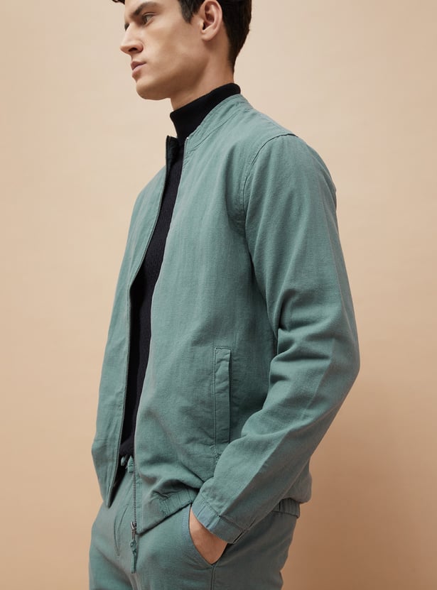 Buy CODE Textured Jacket from CODE at just INR 3499.0