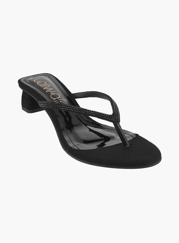 CATWALK Embellished Block Heels