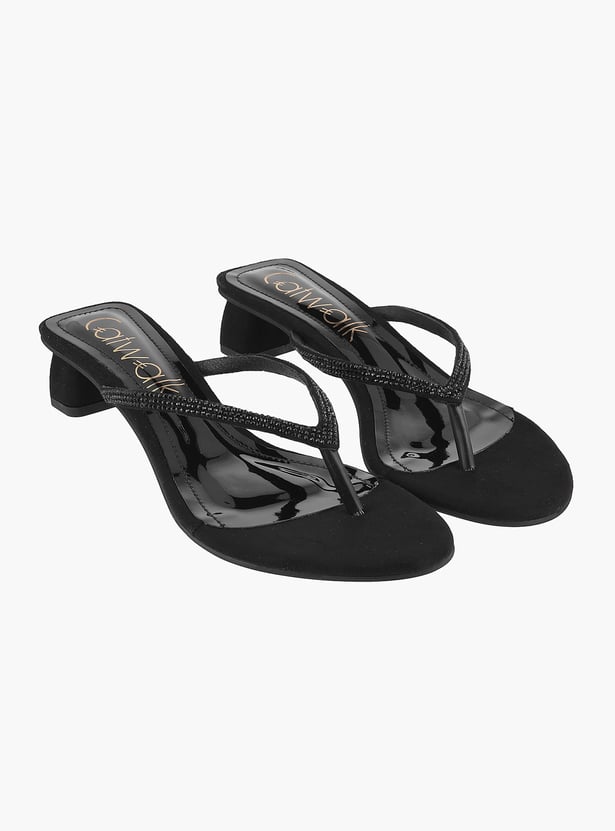 CATWALK Embellished Block Heels