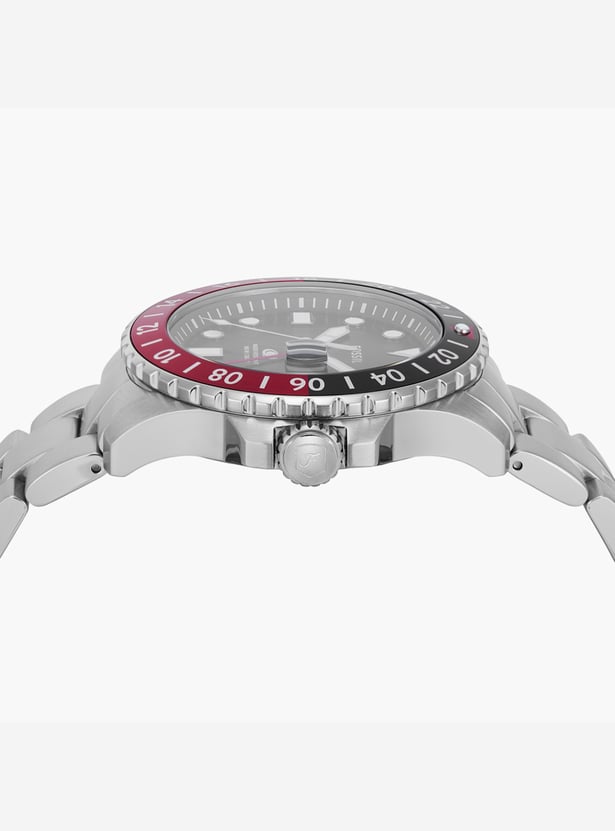 FOSSIL Blue Gmt Bracelet Strap Multifunction Watch - FS6092I
