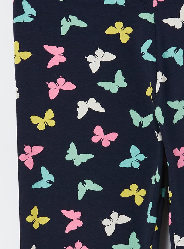 FAME FOREVER Girls Butterfly Print Leggings