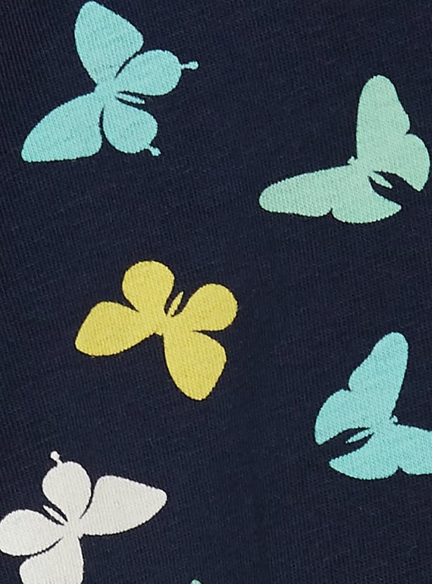 FAME FOREVER Girls Butterfly Print Leggings