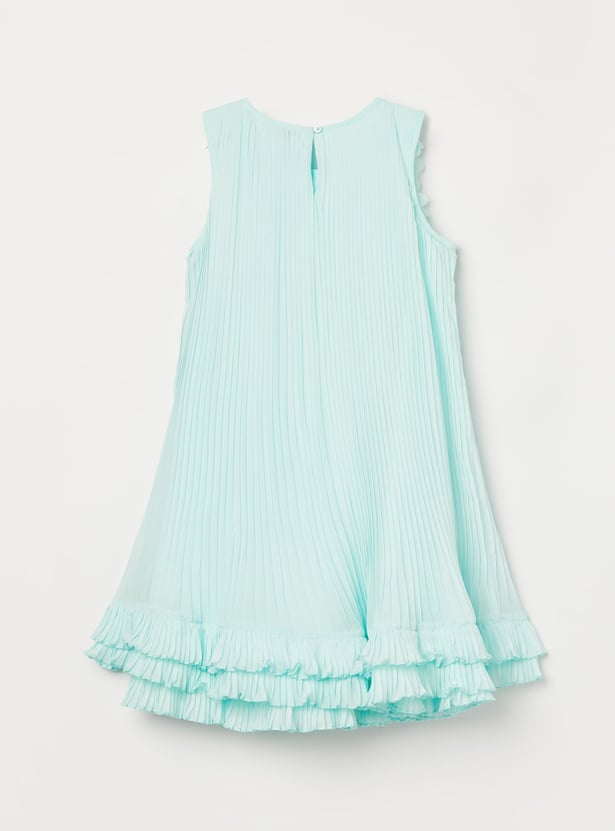 FAME FOREVER Girls Pleated A-line Dress