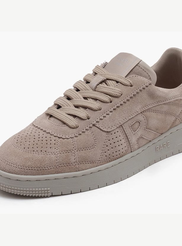 RARE RABBIT Ragno Suede Low Top Sneakers