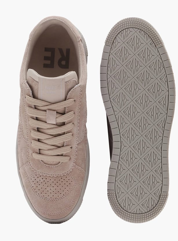 RARE RABBIT Ragno Suede Low Top Sneakers