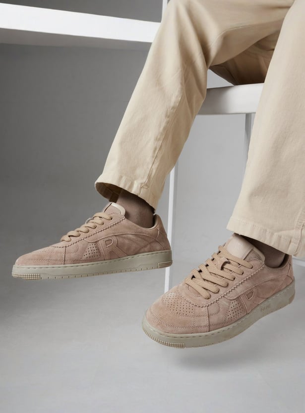 RARE RABBIT Ragno Suede Low Top Sneakers