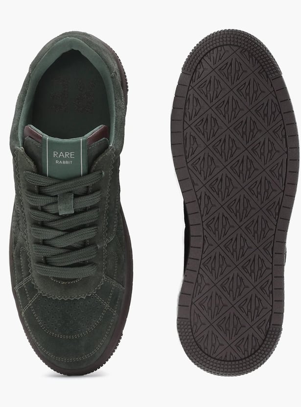 RARE RABBIT Ragno Suede Low Top Sneakers