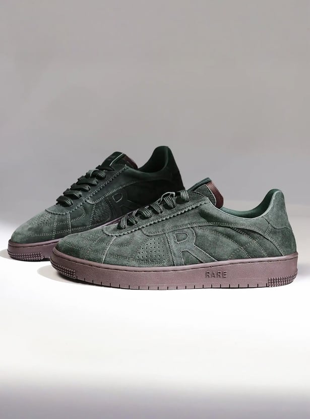 RARE RABBIT Ragno Suede Low Top Sneakers