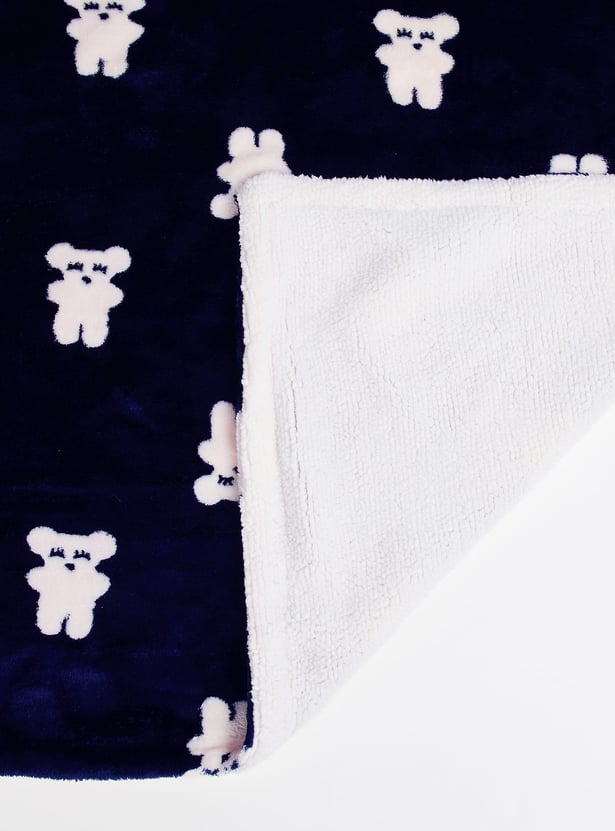 FS MINI KLUB Girls Motif Double Layer Mink Blanket