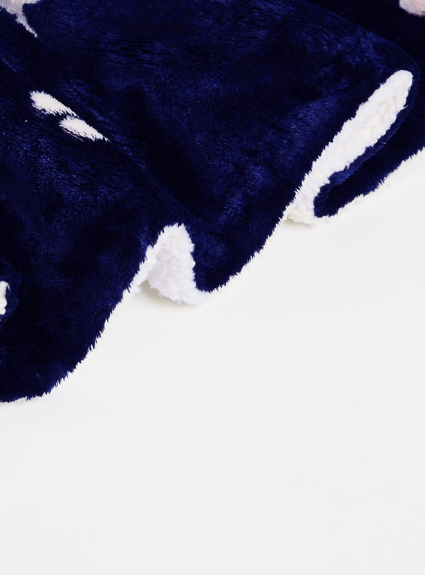 FS MINI KLUB Girls Motif Double Layer Mink Blanket
