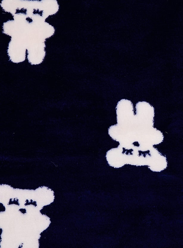 FS MINI KLUB Girls Motif Double Layer Mink Blanket