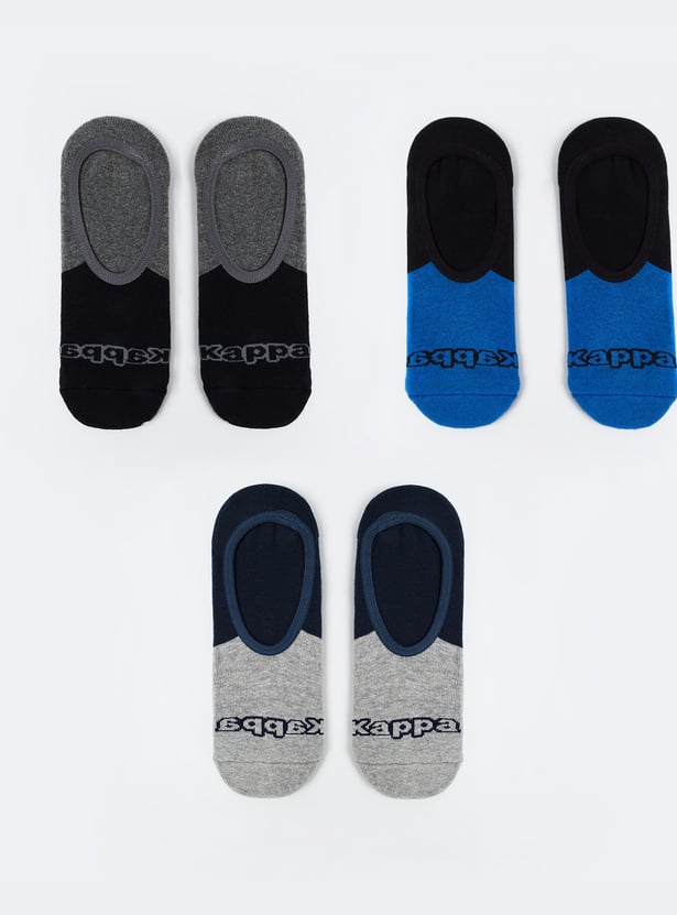 KAPPA Knitted No-Show Socks - Pack of 3