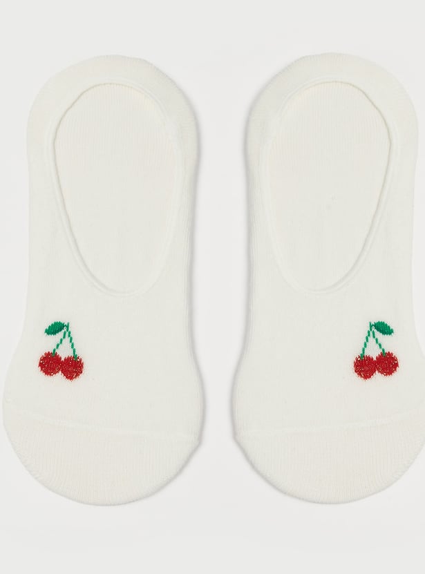 GINGER Knitted No-Show Socks - Pack of 3