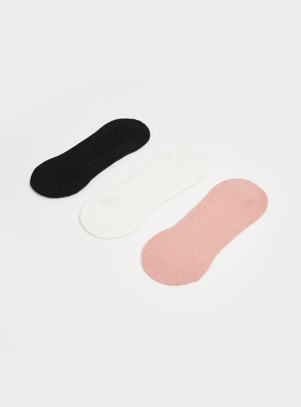 GINGER Knitted No-Show Socks - Pack of 3