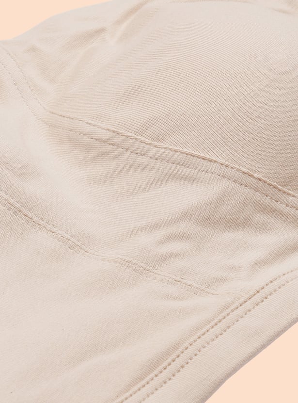 ENAMOR Solid Padded Non-Wired Minimizer Bra