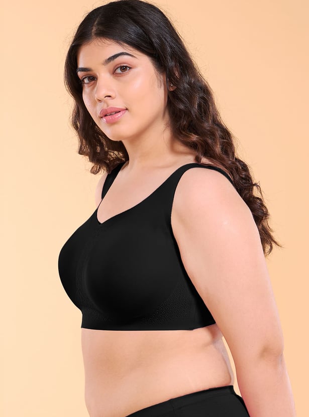 ENAMOR Solid Padded Non-Wired Minimizer Bra