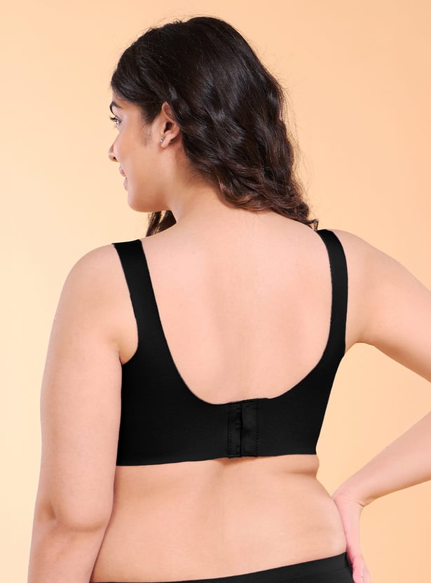 ENAMOR Solid Padded Non-Wired Minimizer Bra