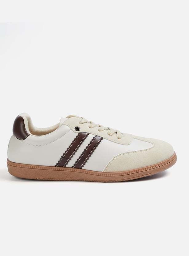 GINGER Panelled Low Top Sneakers
