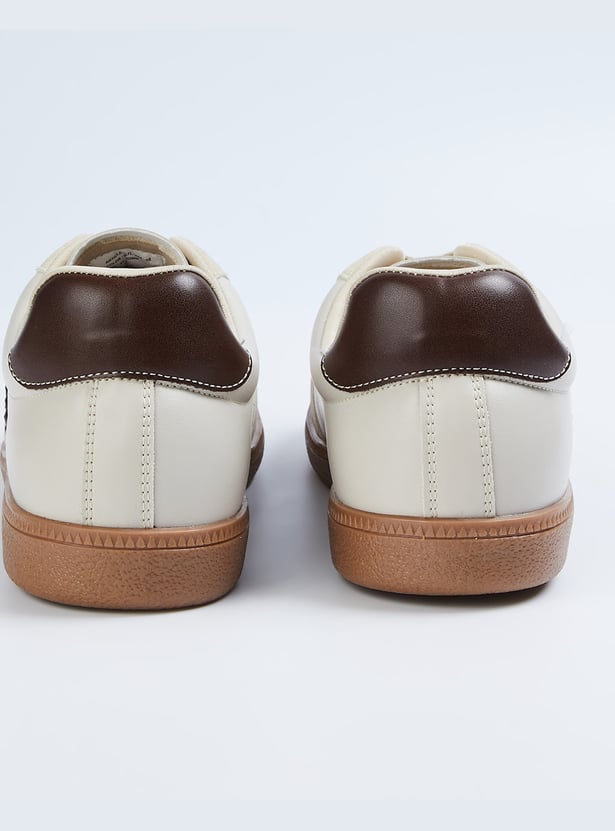 GINGER Panelled Low Top Sneakers