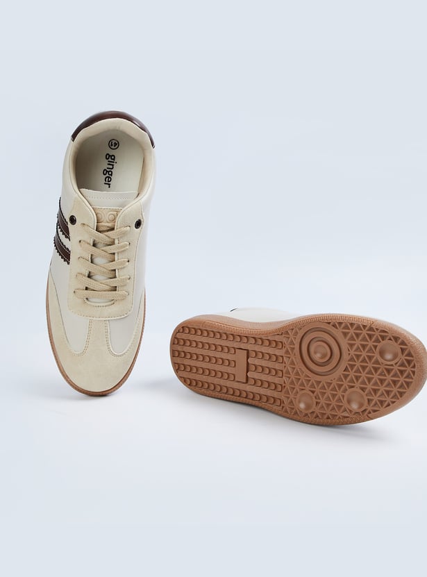 GINGER Panelled Low Top Sneakers