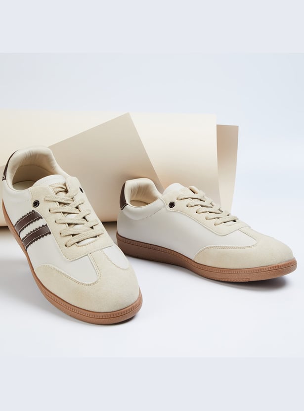 GINGER Panelled Low Top Sneakers