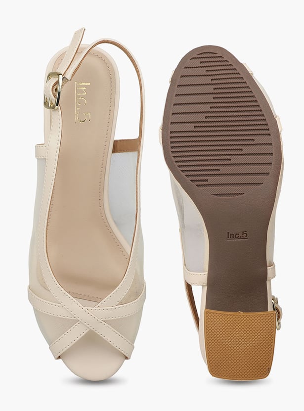 INC.5 Mesh Block Heels