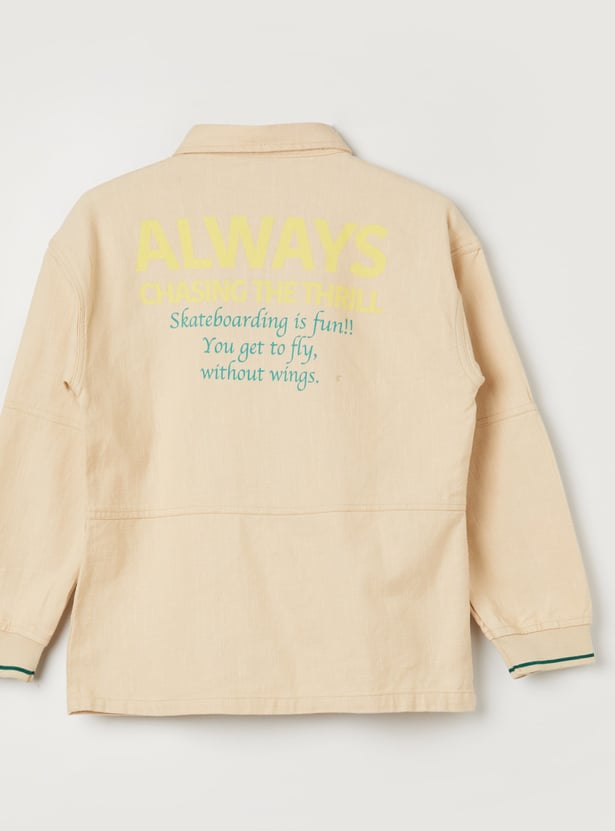 FAME FOREVER Boys Printed Jacket