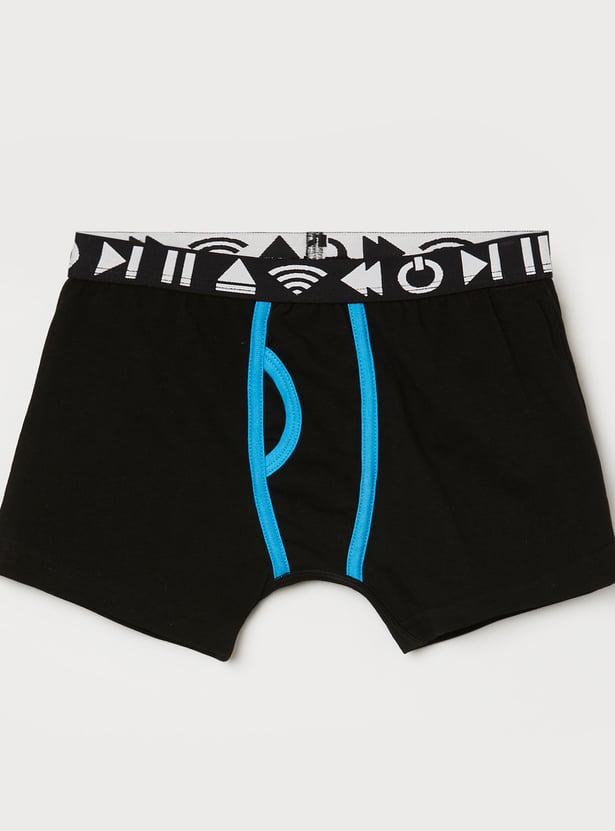 FAME FOREVER Boys Assorted Trunks - Pack of 2
