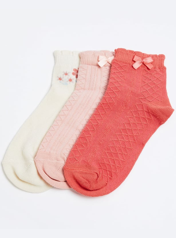 FAME FOREVER Knitted Socks - Pack of 3