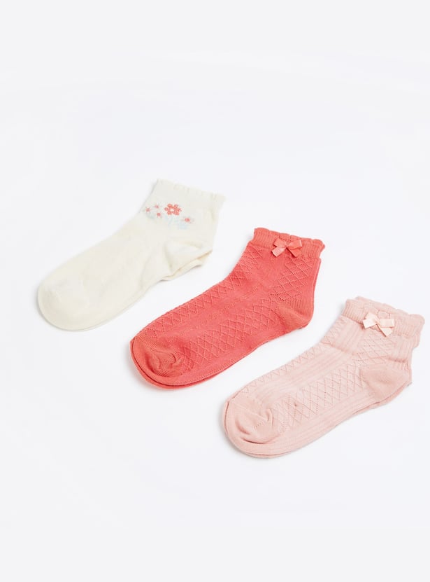 FAME FOREVER Knitted Socks - Pack of 3