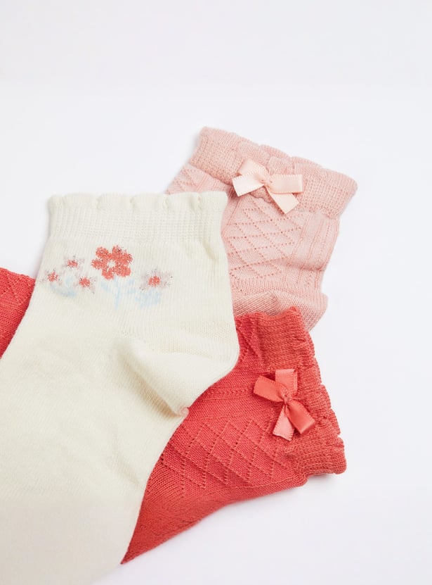 FAME FOREVER Knitted Socks - Pack of 3