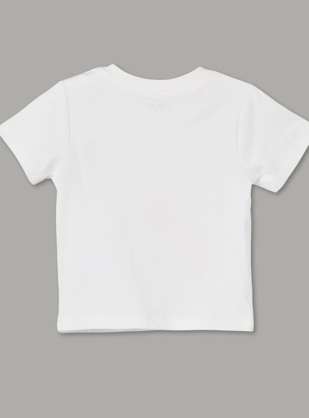 JUNIOR BABY Boys Printed T-shirt with Joggers